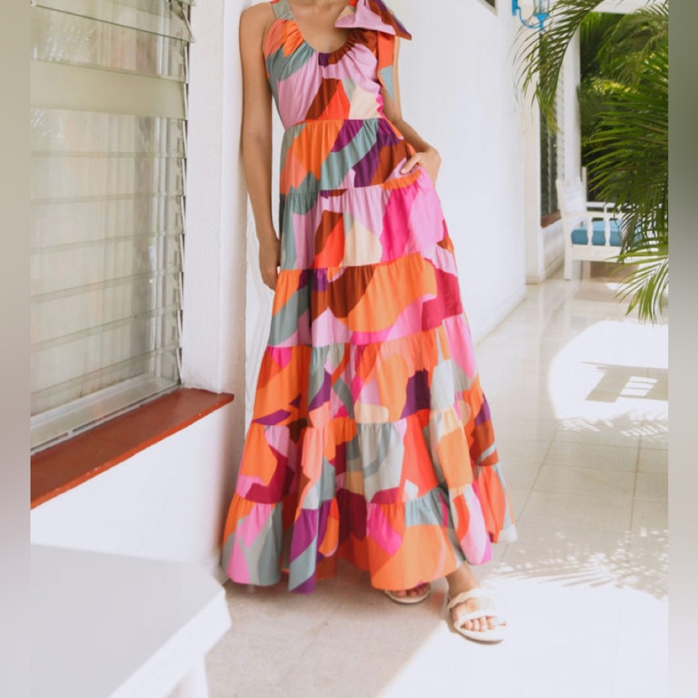 Hutch Colorful Maxi Dress